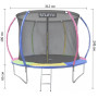 Батут дитячий Atleto 312см із внутрішньою захисною сіткою multicolor