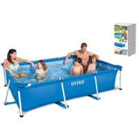 Басейн каркасний 28270 NP прямокутний. Intex 42776