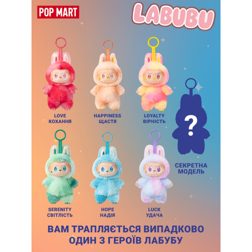 Игрушка-сюрприз Labubu Плюшевый брелок Big into Energy Art The Monsters (LBB)