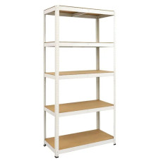 Стеллаж металлический Siker P9040 180x90x40 Белый