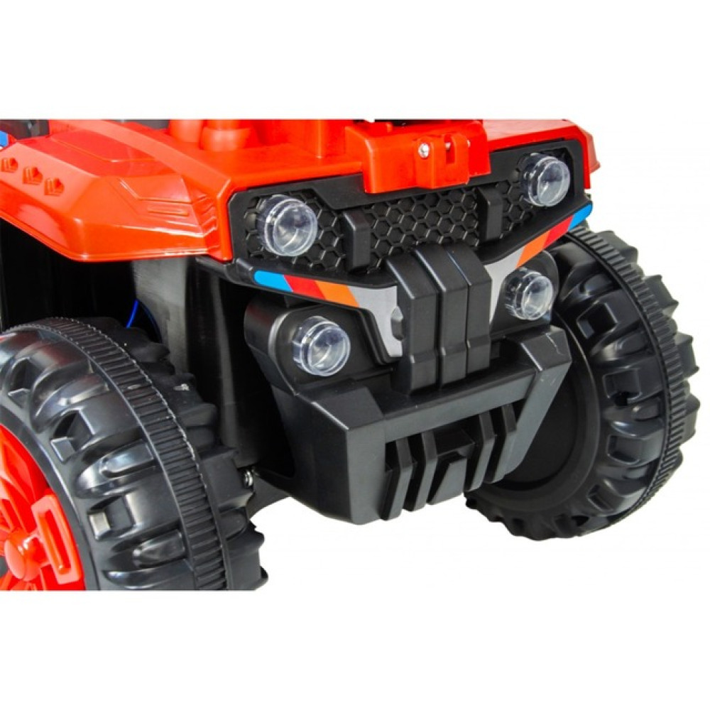 Екскаватор дитячий трактор великий на акумуляторі Spoko SP-188 червоний