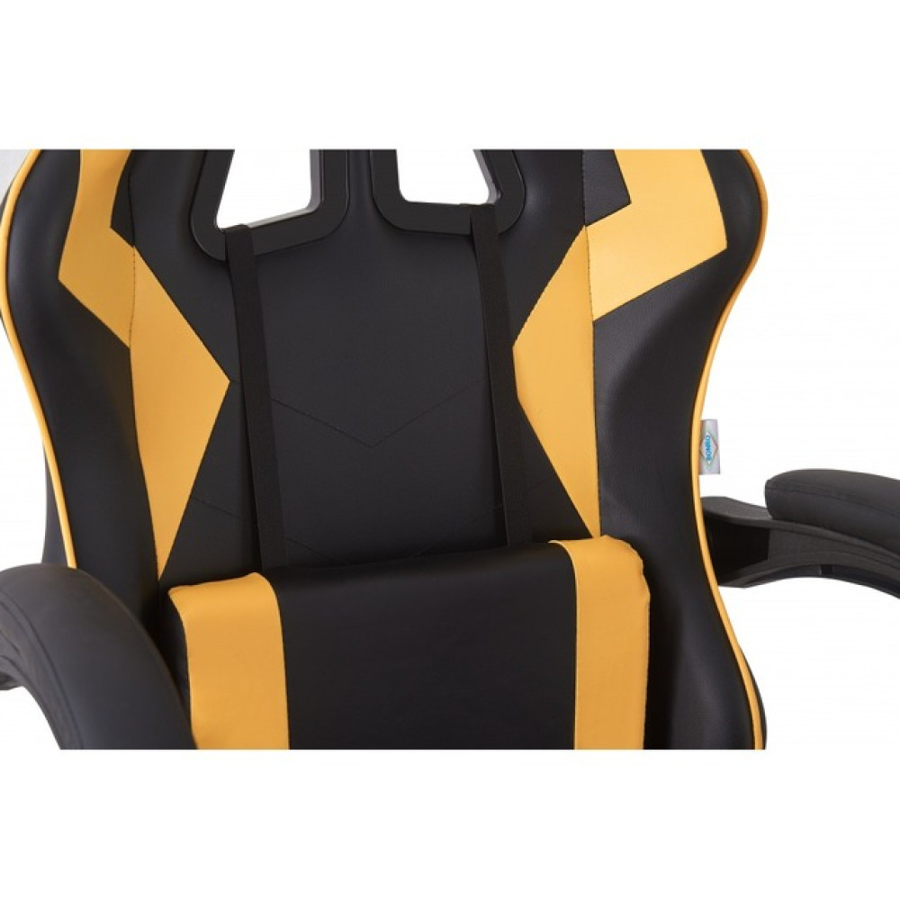 Крісло геймерське Bonro B-0519 жовте