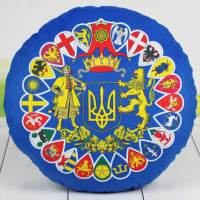 Подушка з принтом №3 (герб) Копиця 00865-0046