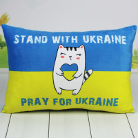 Подушка з принтом №1 (Котик) 40 см. Копиця 00861-0007
