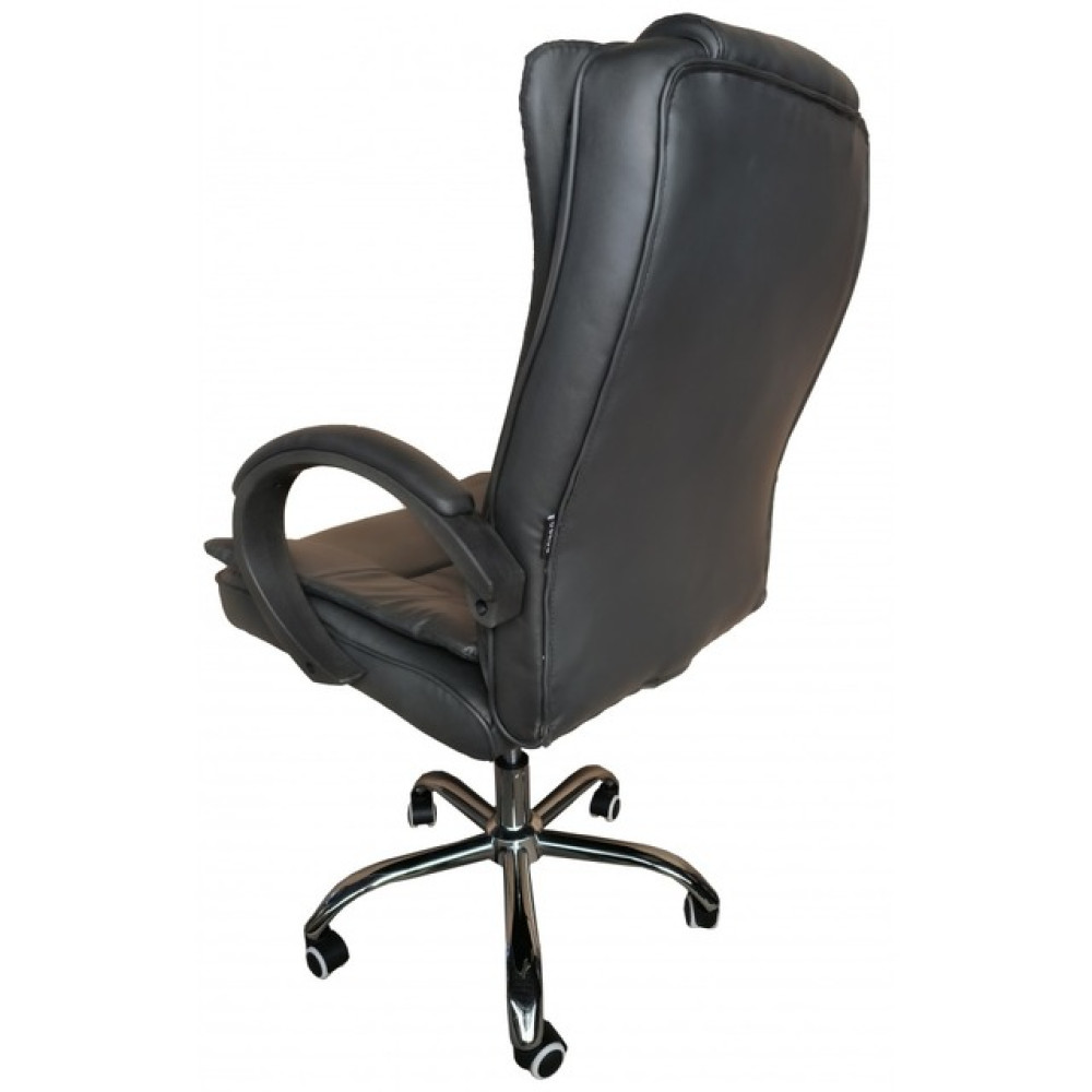 Крісло офісне на колесах Bonro B-607 чорне