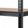 Стелаж складський металевий FunFit 180х90х40 см чорний