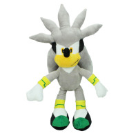 М'яка іграшка їжак Сільвер, (Sonic), Сірий, 33 см