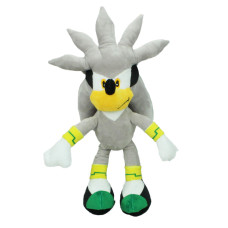 М'яка іграшка їжак Сільвер, (Sonic), Сірий, 33 см