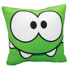 Дитяча подушка «Om Nom /Ам Ням» 36 см