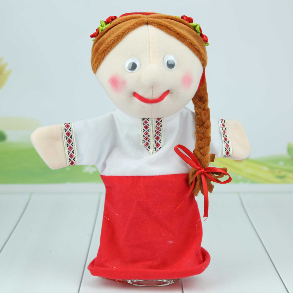 Іграшка рукавичка Українка, 30 см