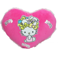 Дитяча подушка «Сердечко Hello Kitty» 43 см
