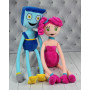 Мяка іграшка «Тато довгі ноги Хагі Вагі (Huggy Wuggy/Poppy Playtime)» 60 см